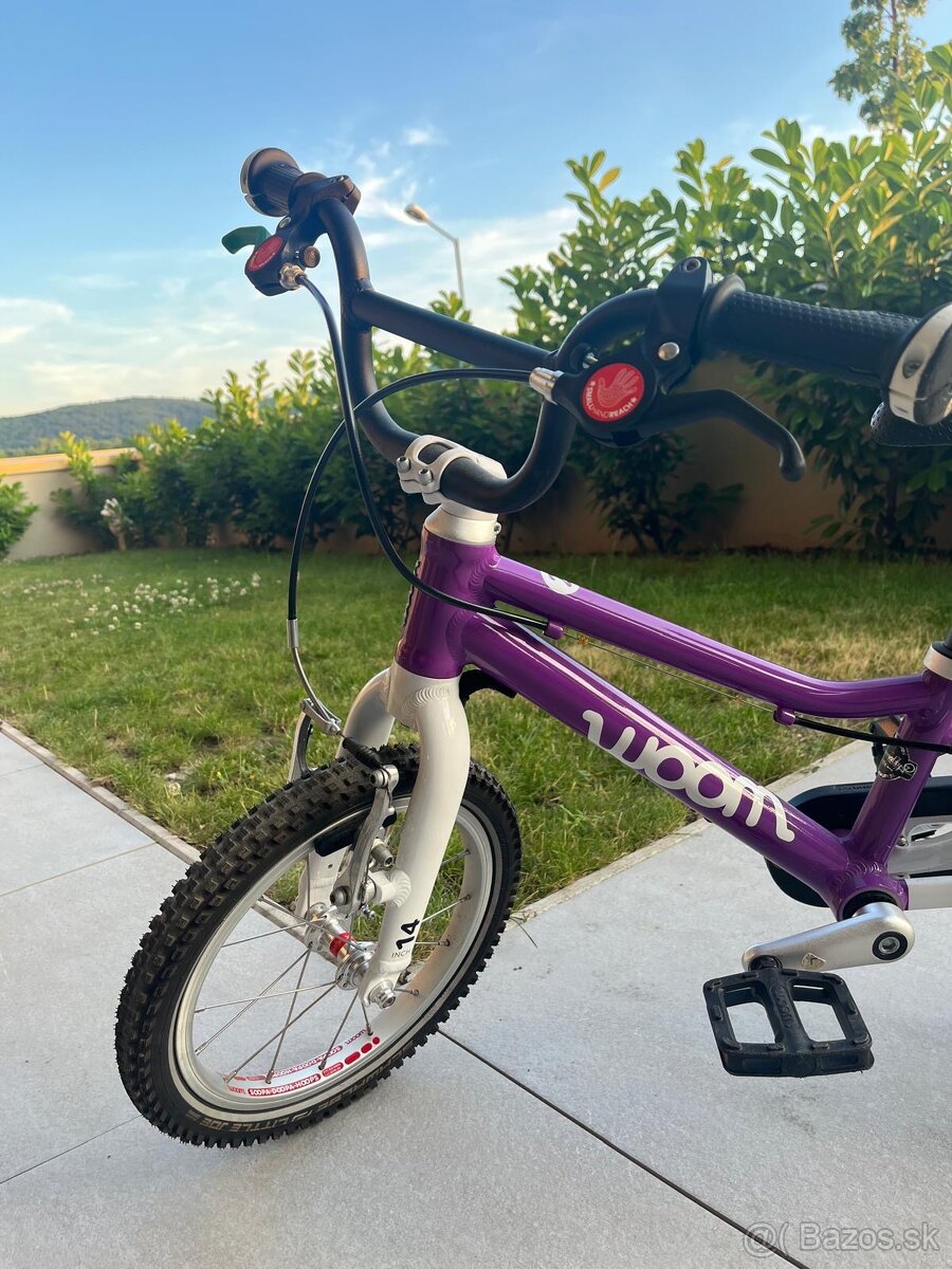 Detsky bicykel woom 2 fialovy
