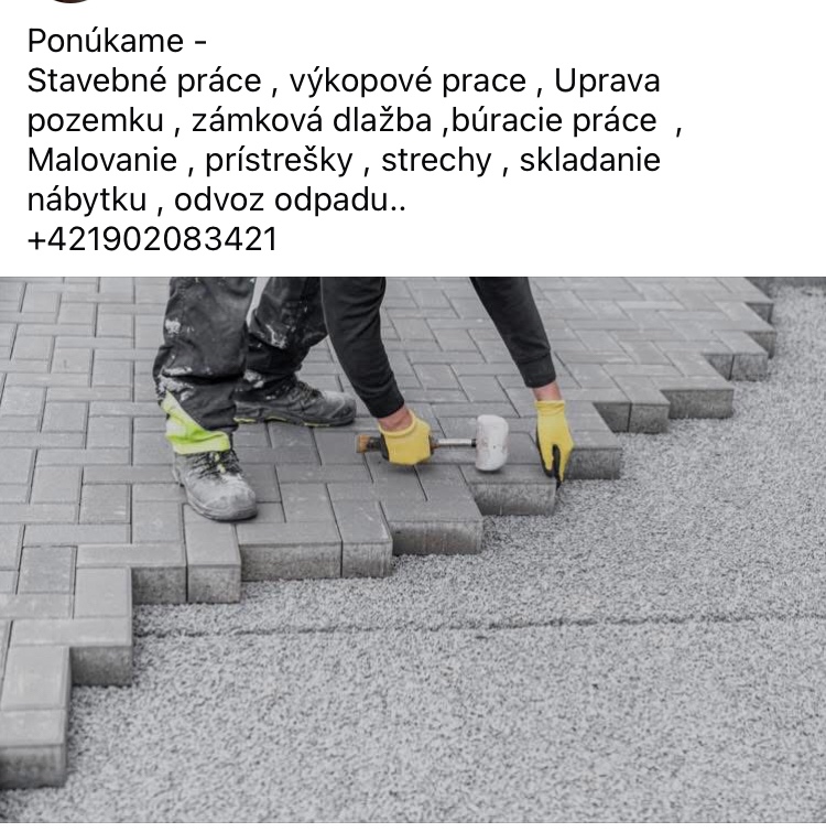 Partia mladých chalanov hľadá zakázky -
