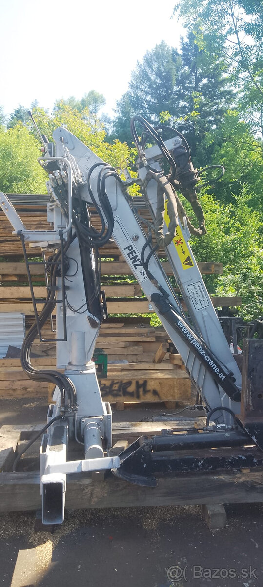hydraulicka ruka Penz 3500H Z lesovoz kovošrot