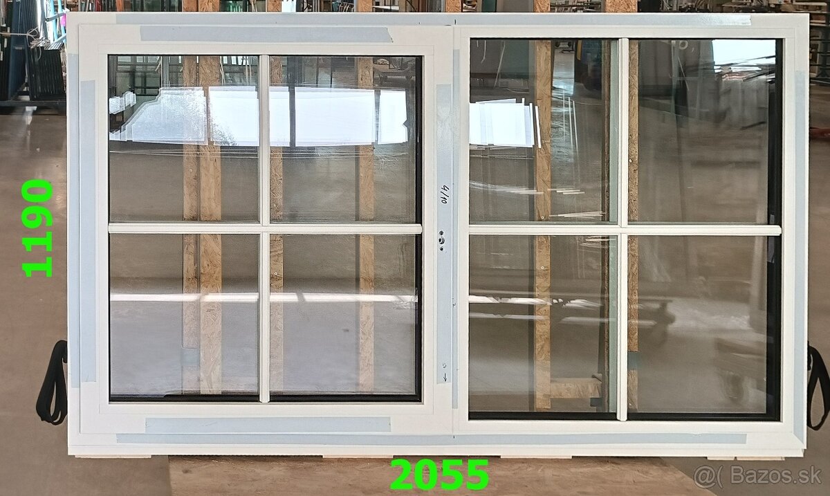 Na predaj nové hliníkové 1 krídlové okno s fixom Š: 2055 mm,