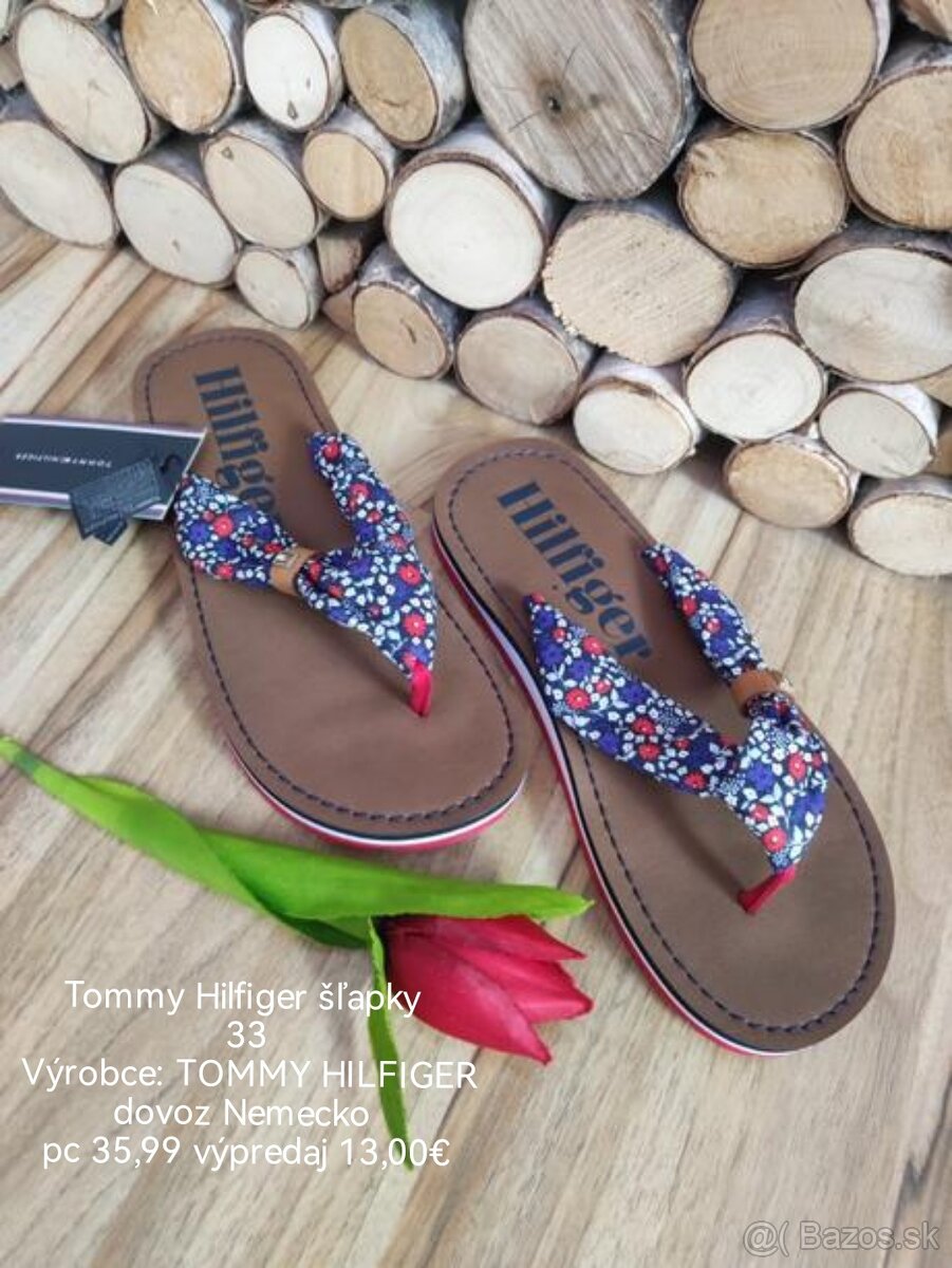 Tommy Hilfiger šľapky 33