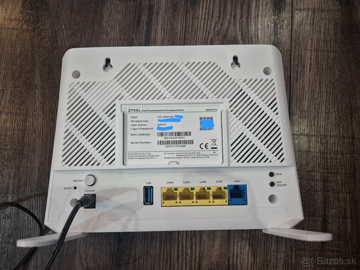 Predam wifi router Zyxel EX3300-T0