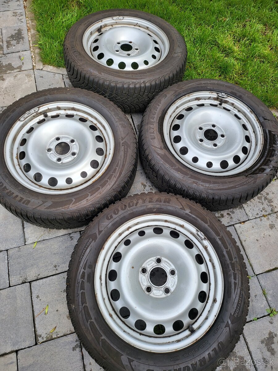 5X108 R16 Ford zimna sada 205/60 R16 Goodyear