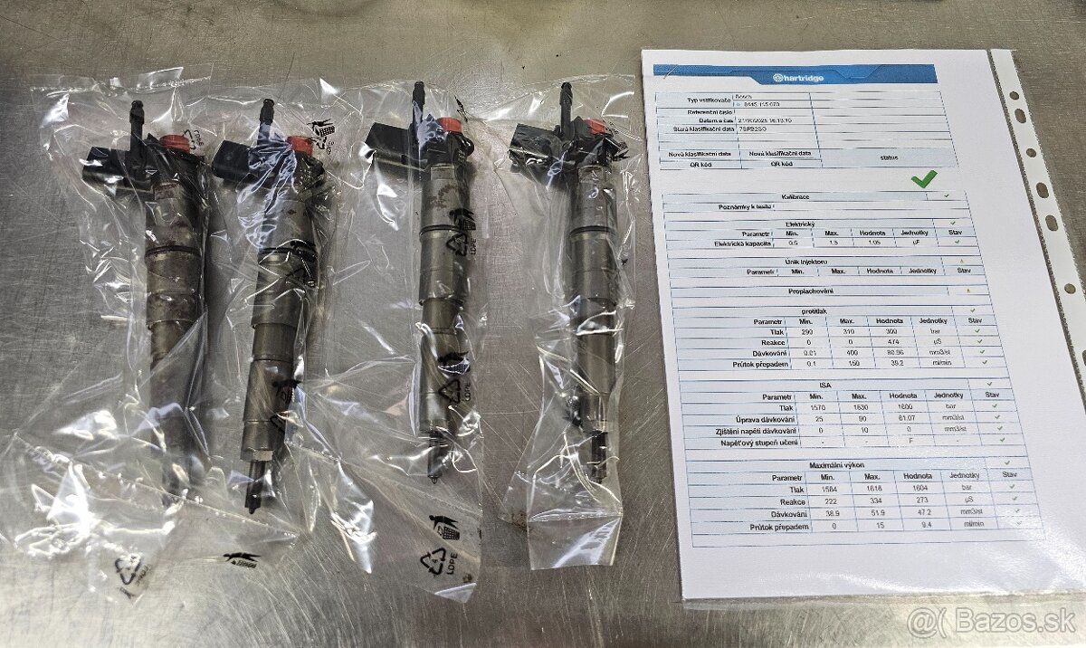 Vstrekovacie trysky Bosch 0445 115 070 BMW M57N2