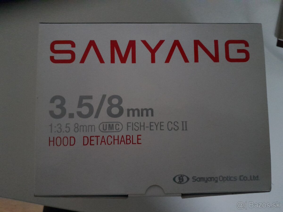 SAMYANG 3.5/8mm FISH-EYE CS II - Nikon
