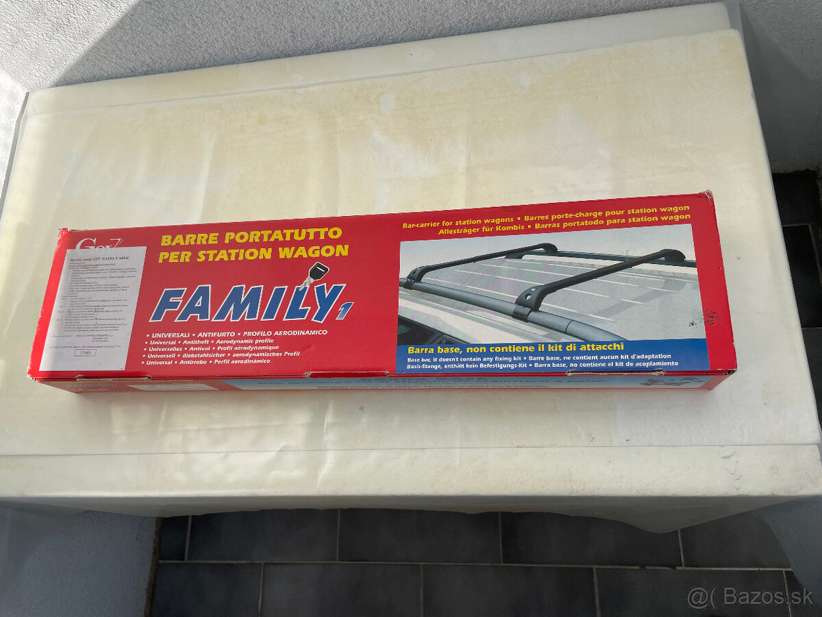 Strešný nosič-priečniky