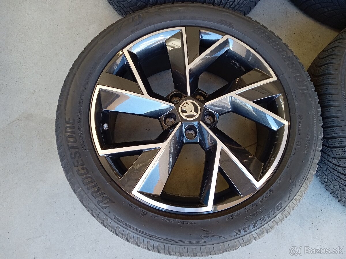 Predam zimne ALU 5x112 R19 7J ET43 ORIGINAL SKODA KODIAQ