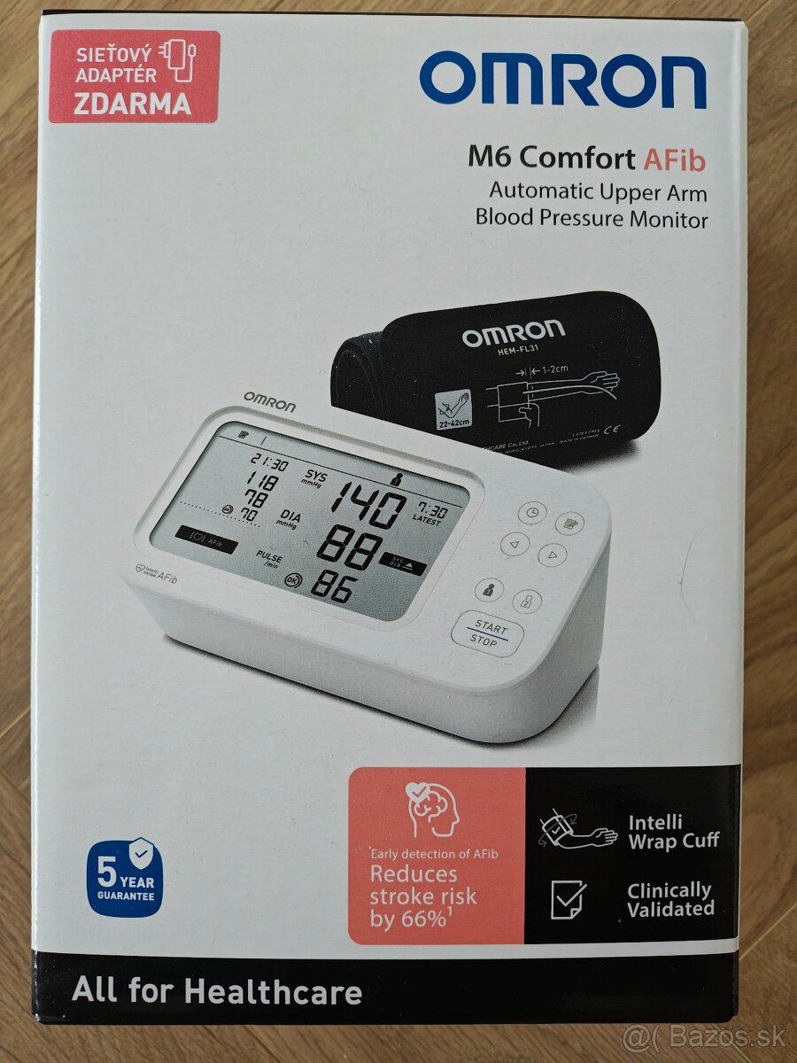 Tlakomer Omron M6 Comfort AFib