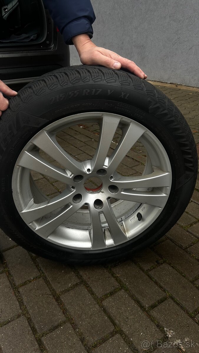 Zimná sada Opel Insignia - disky alu r17 - pneu 215/55