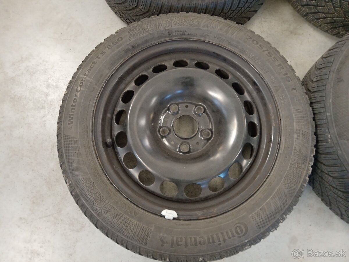 4ks zimne 5x112 R16 6,5J ET41 Original VOLKSWAGEN