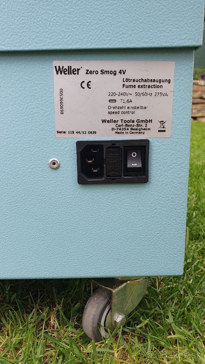 Odsávanie Weller zerosmog 4v