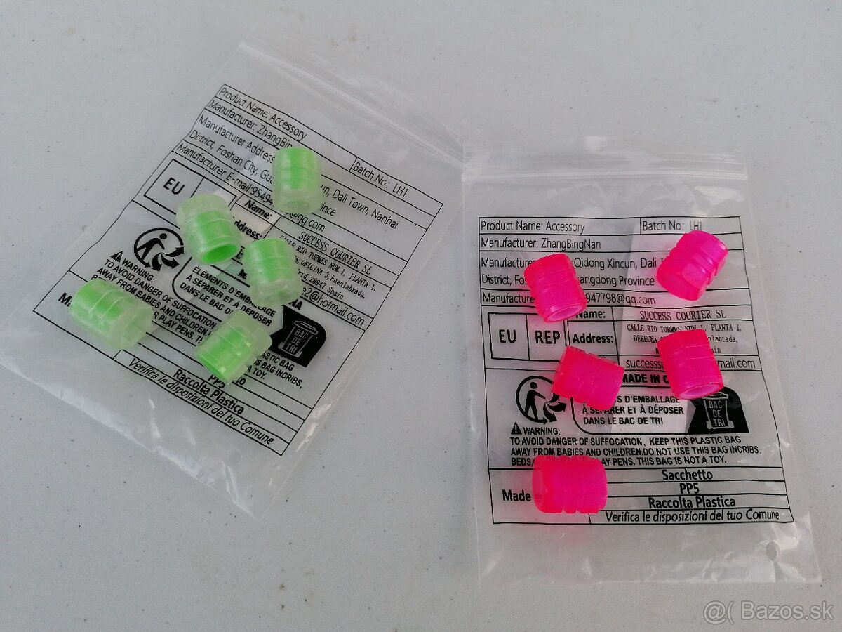 Predám svietiace kryty ventilov na kolesá