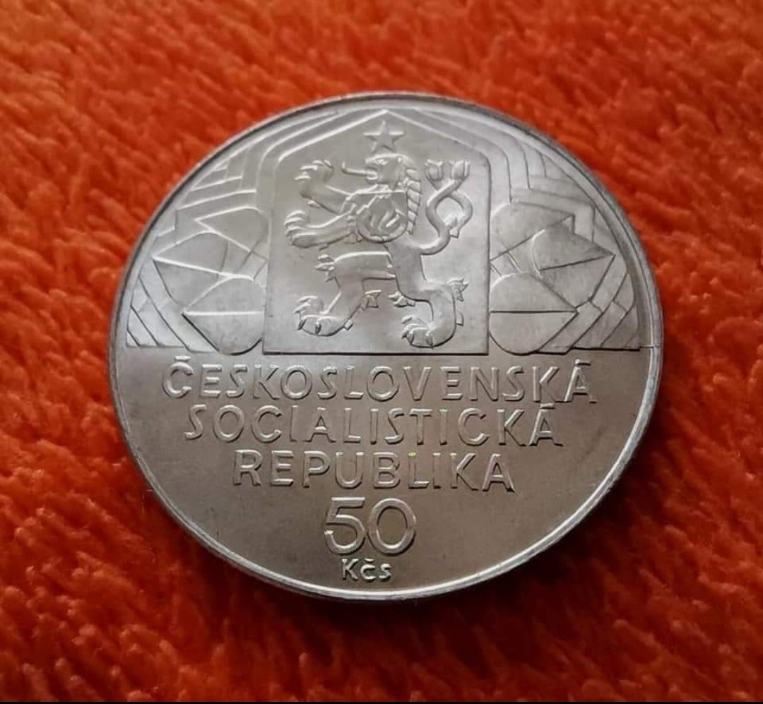 50 Kčs zjazd Komunistická strana Československa