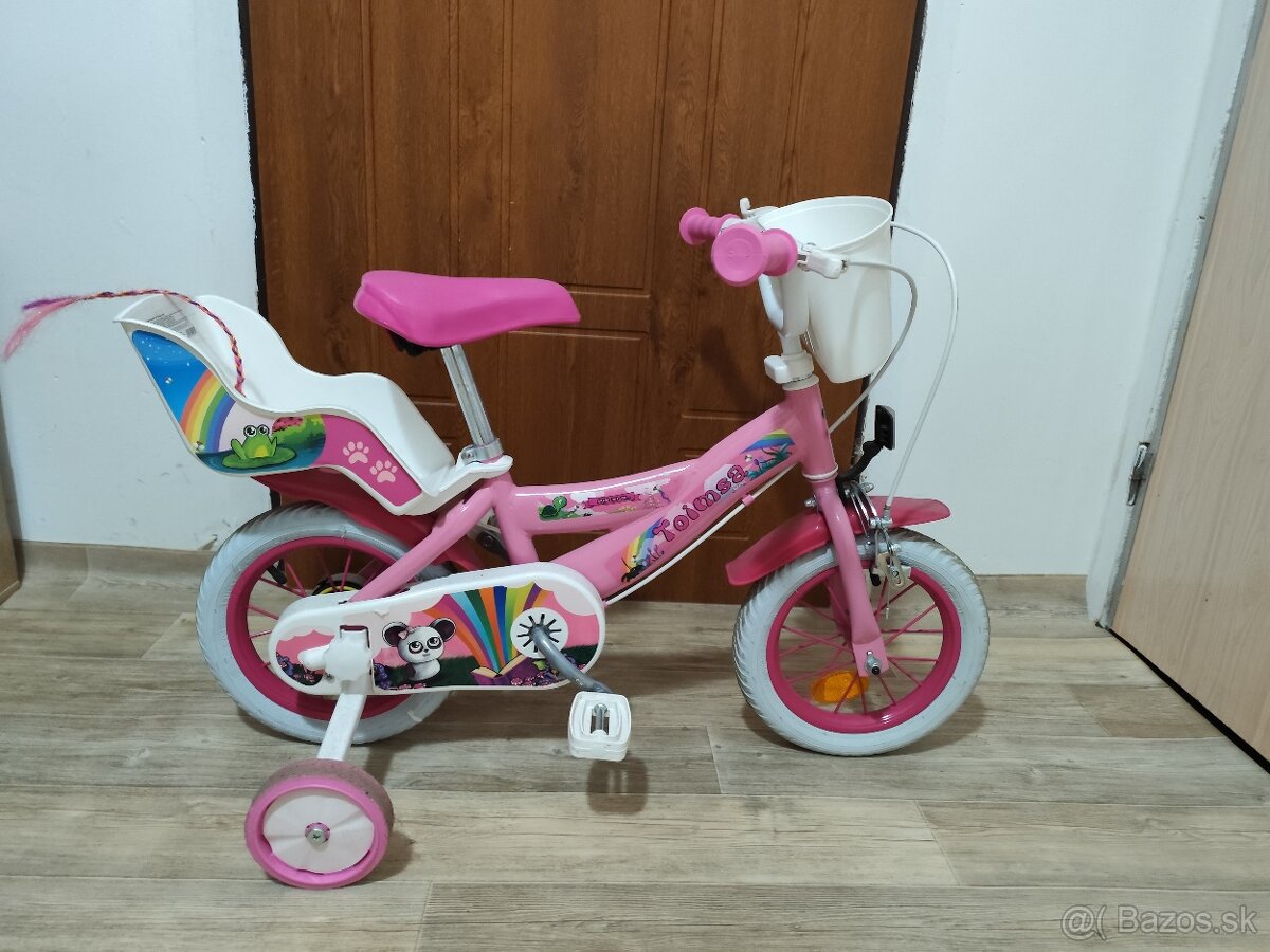 Detský dievčenský bicykel