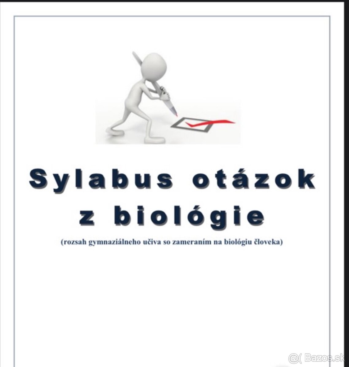 Sylabus otázok z biológie