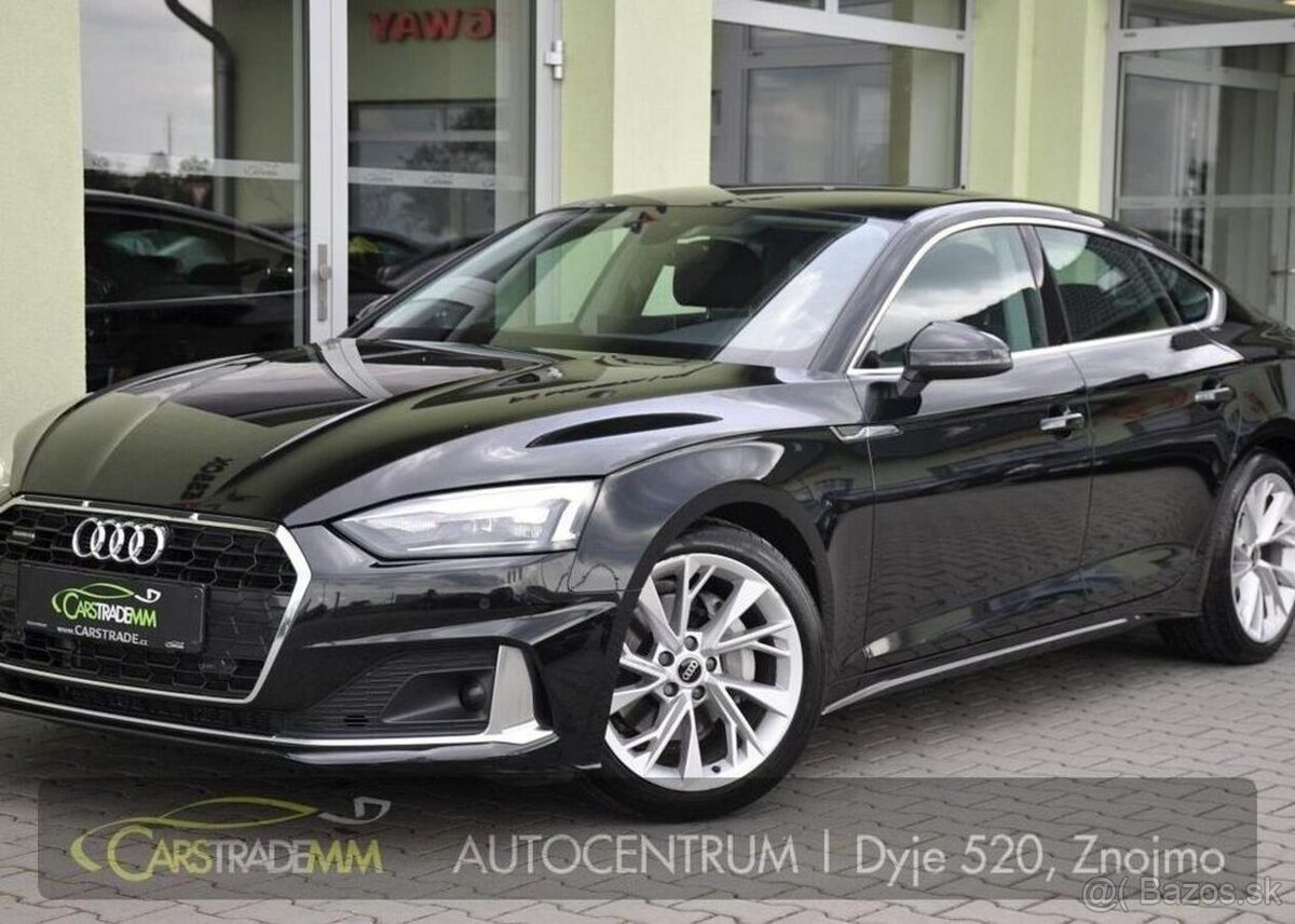 Audi A5 40TDI QUATTRO 2xPNEU 1M ČR 150 kw
