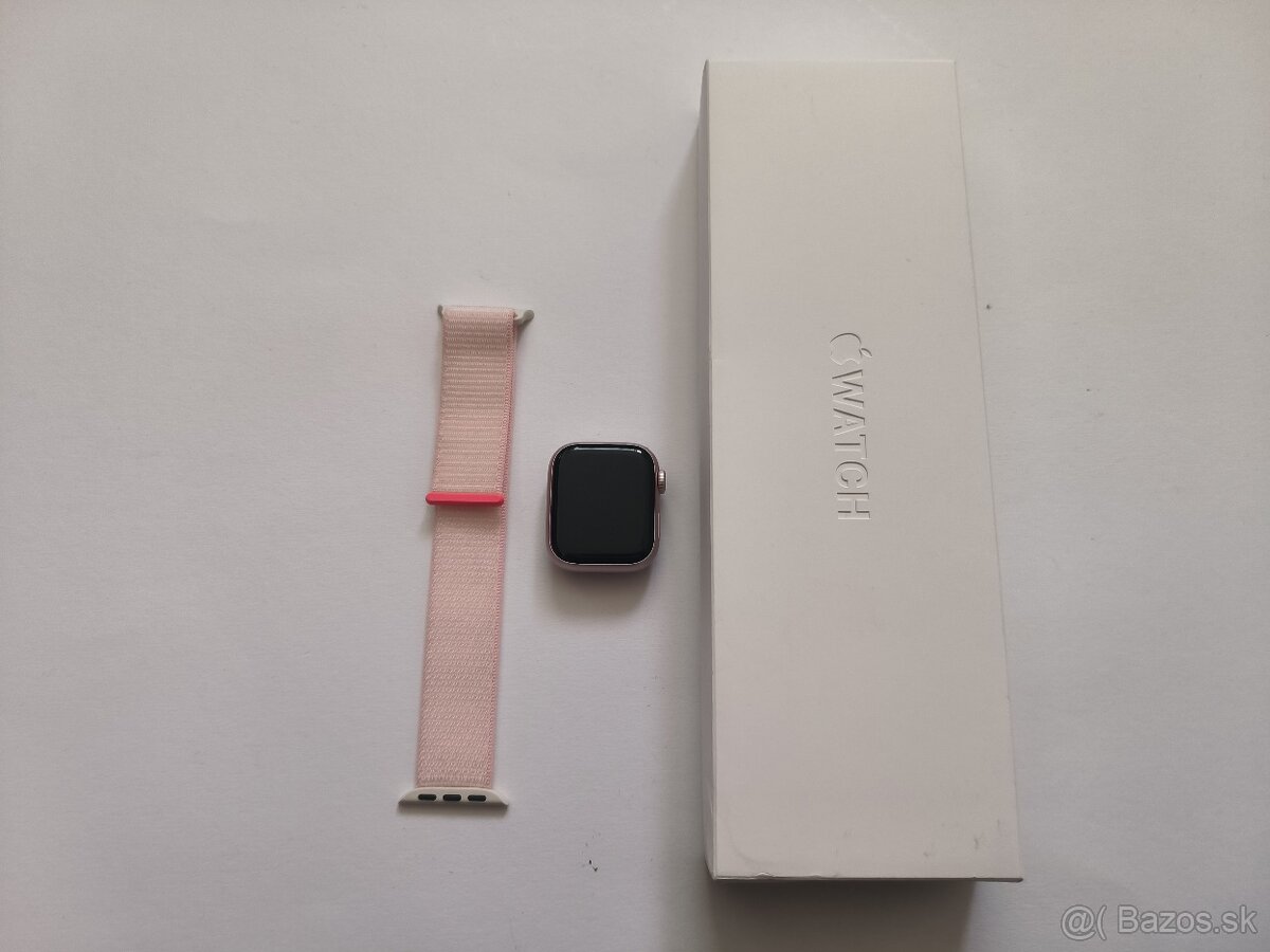 apple watch 9 41mm Pink / Batéria 100%