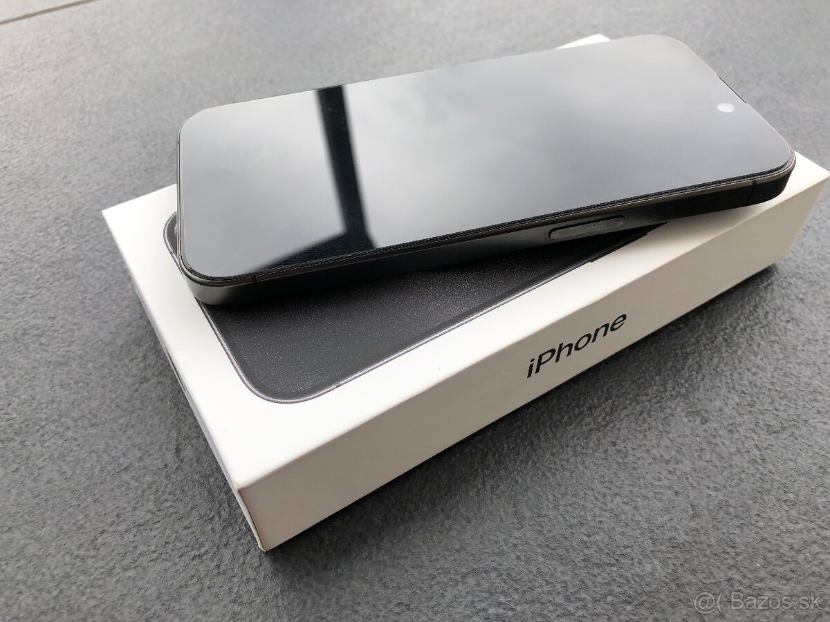 Iphone 15 pro 256 GB Black Titanium Kupeny v orange 3/2024