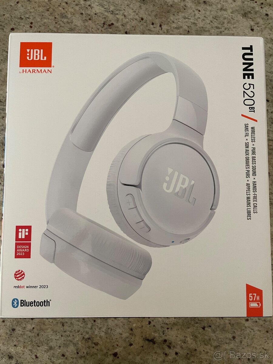 Nove JBL sluchadla biele