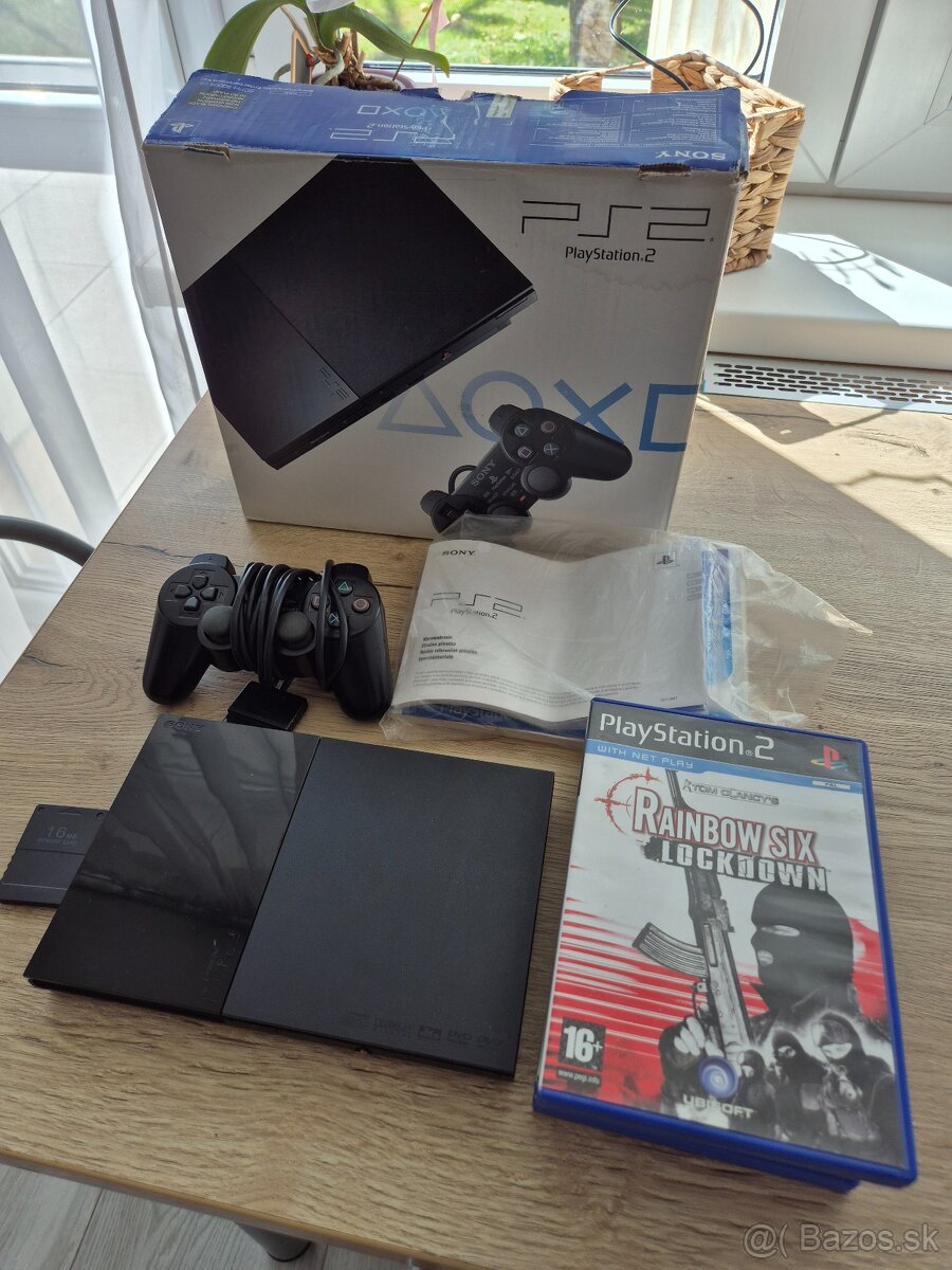 Playstation 2 Slim + 5 hier