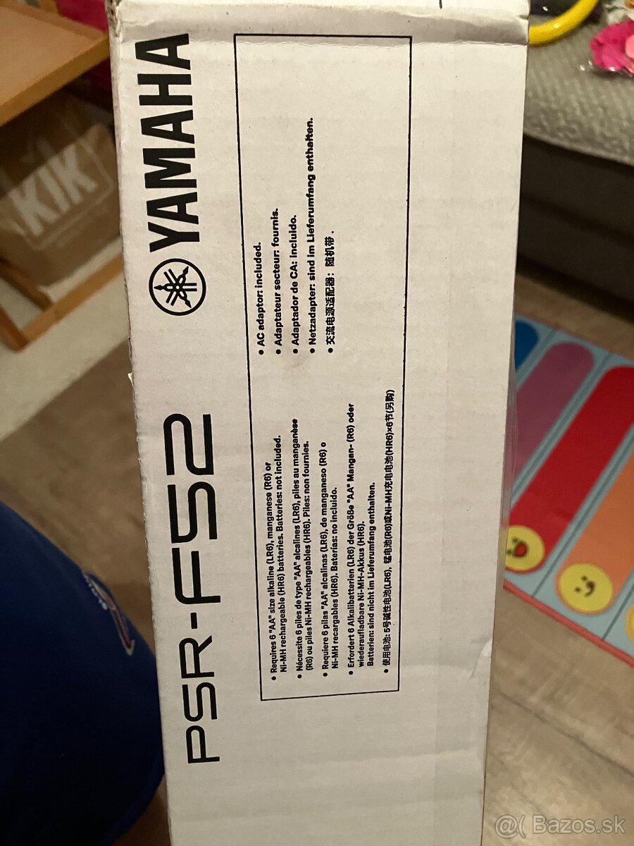 Predam klavesy yamaha PSR F52