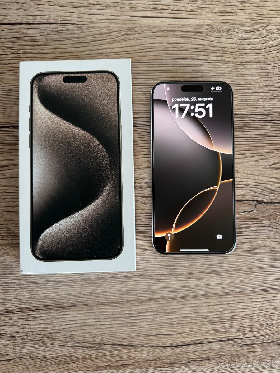 iPhone 15 pro max 256gb natural