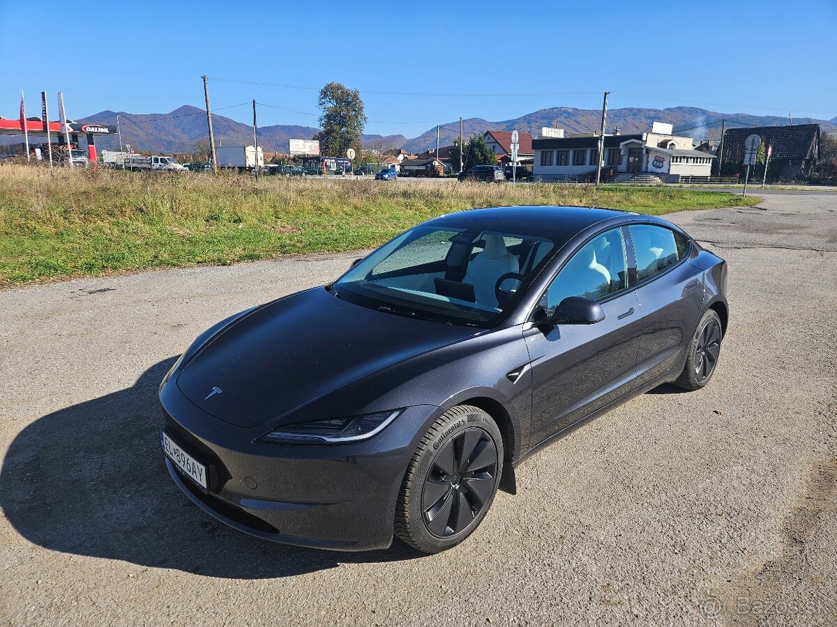 Tesla model 3 Highland long range AWD EAP 5r. Zaruka,tazne