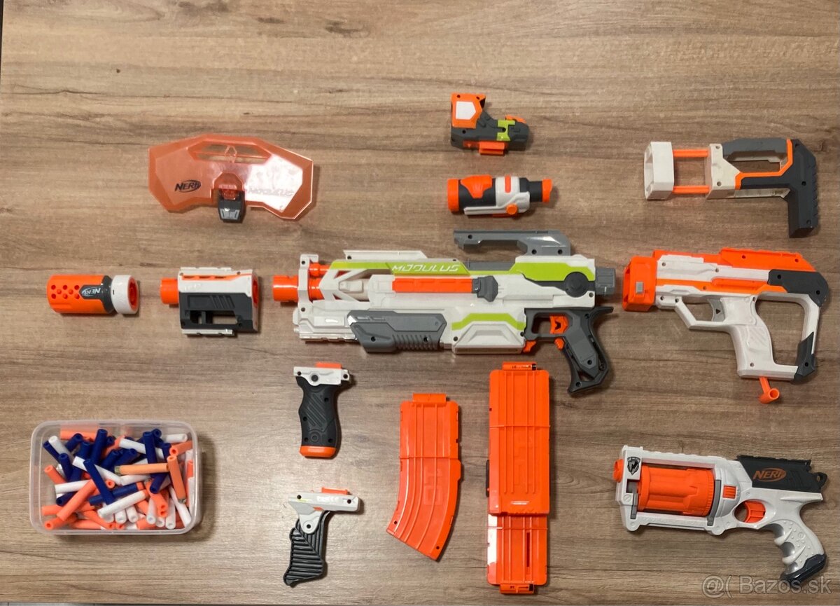 Nerf modulus + príslušenstvo + náboje