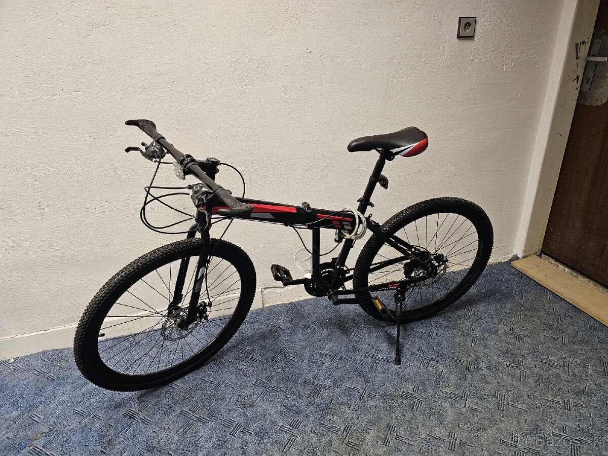 Skladací horský bicykel