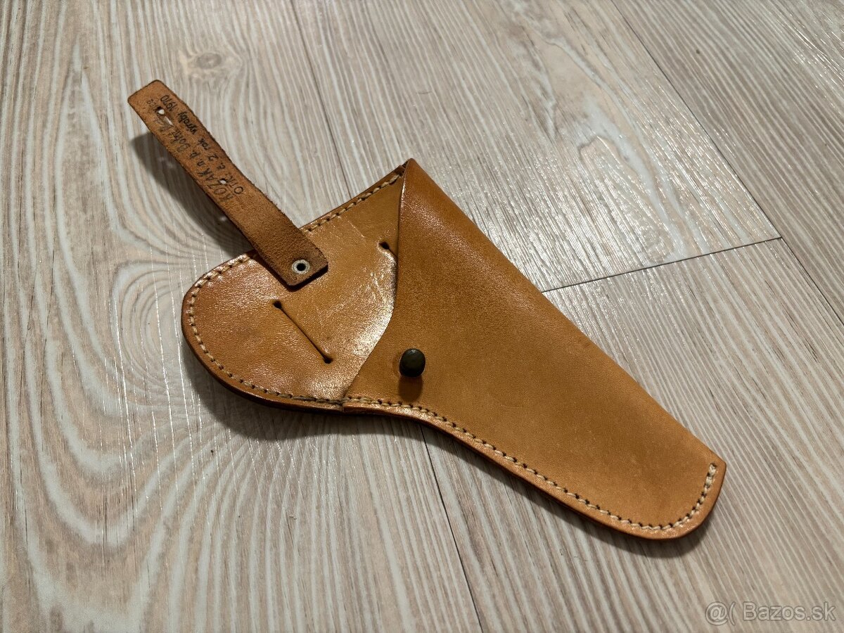 Kožené púzdro na pištoľ CZ 50/70 svetlé, ČSĽA / SNB (ZNB,VB)