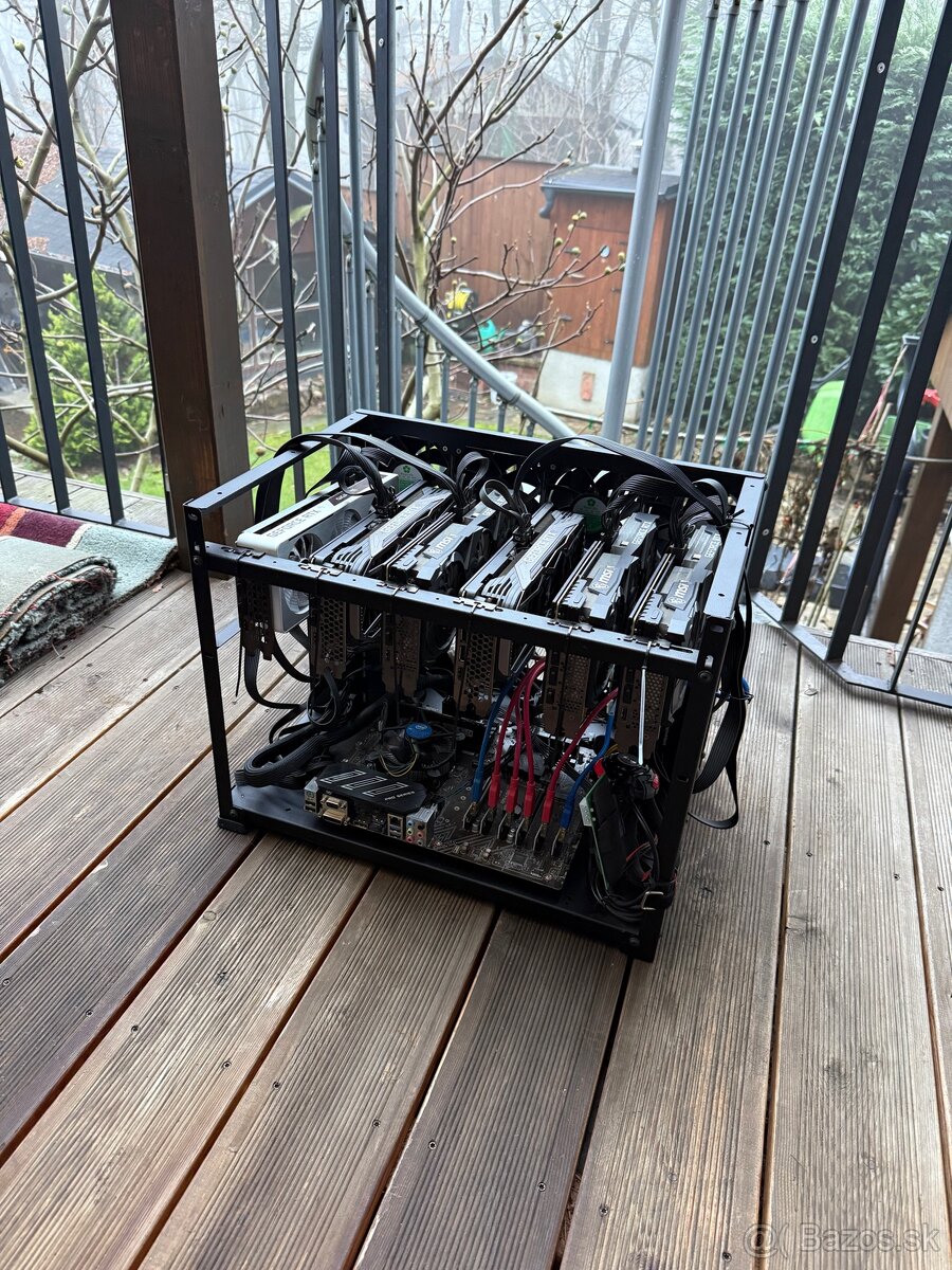 Mining rig 6× NVIDIA GeForce RTX 3060/3070 + SimpleMining OS