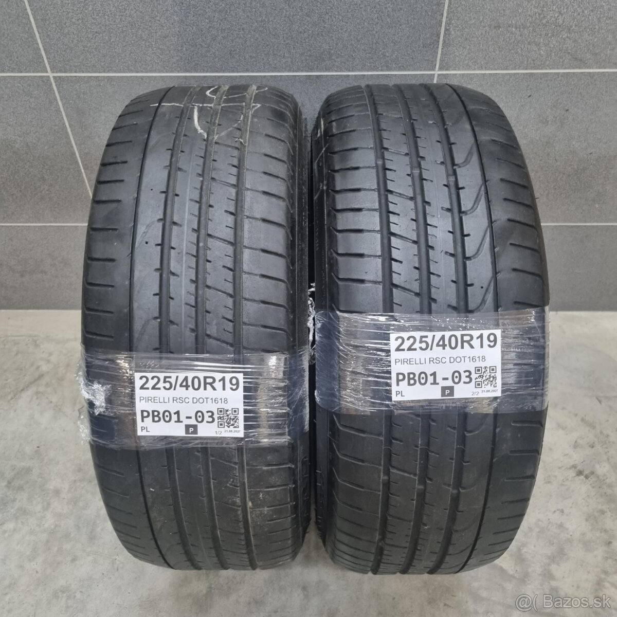 Letné pneumatiky 225/40R19 PIRELLI RSC