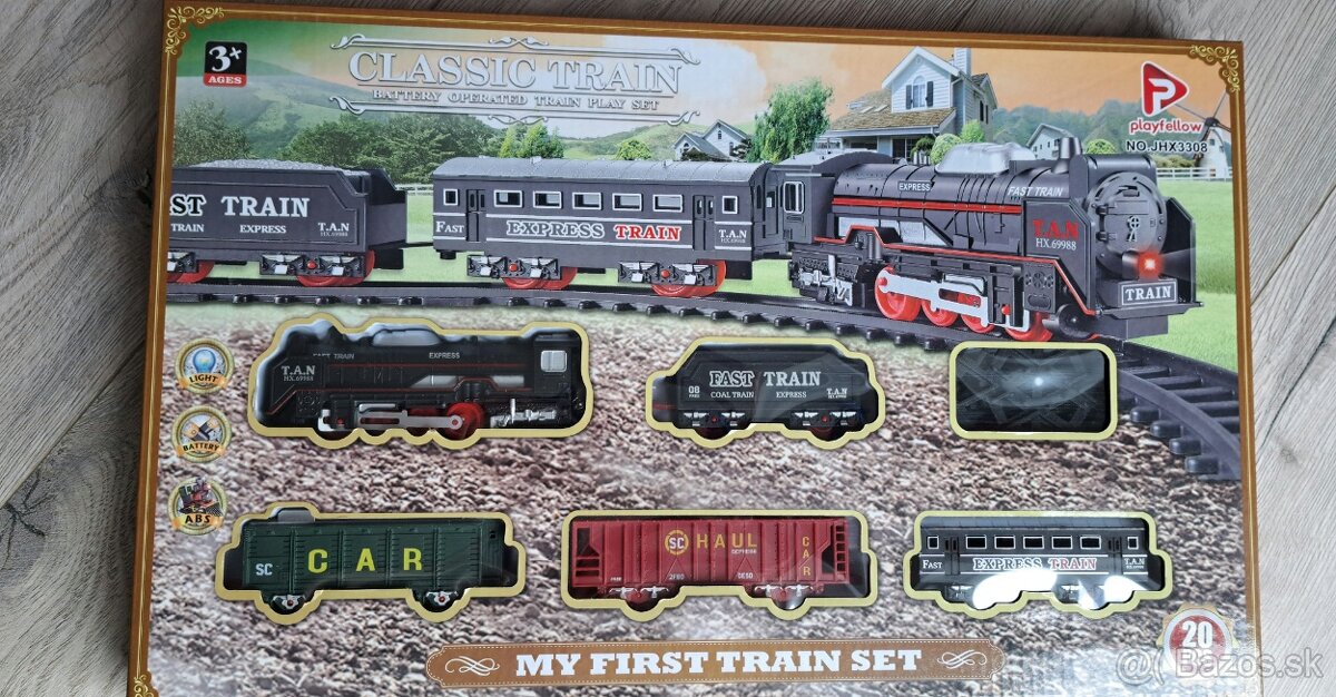 Plastové kolajnice súprava