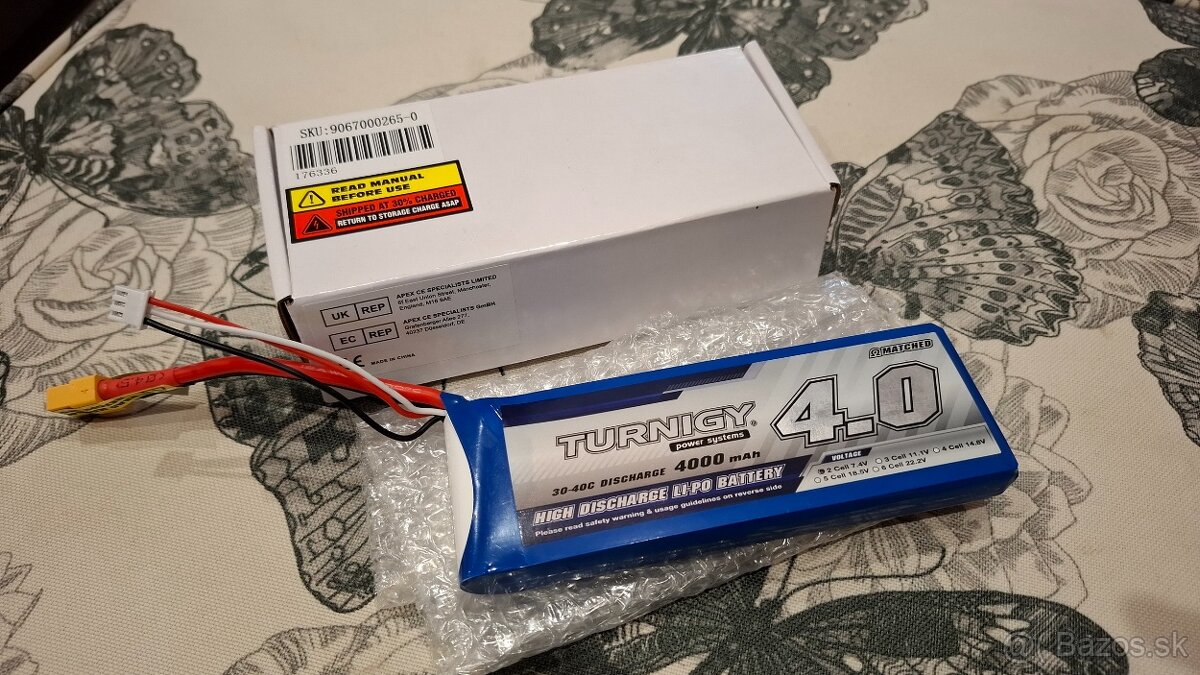 Lipol 2S 4000mAh, 30-40C, XT60