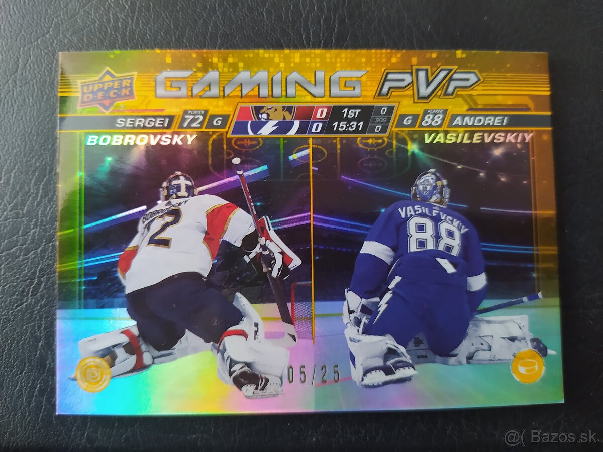 2024-25 Upper Deck Series 1 Bobrovsky / Vasilevskiy