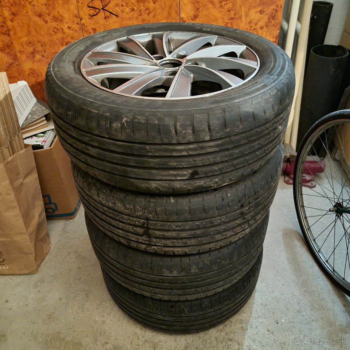 Letné pneumatiky a disky 205/55 r16 Goodyear