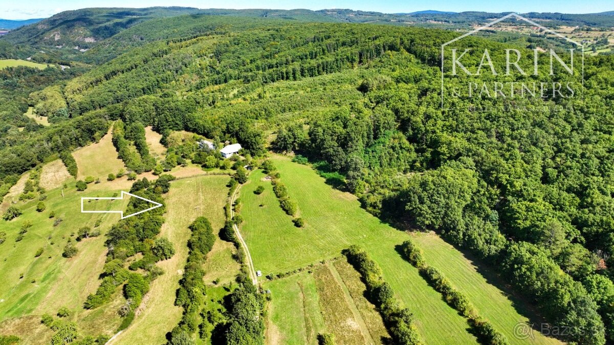 Investičný pozemok 2800 m2 na polosamote v Krupine