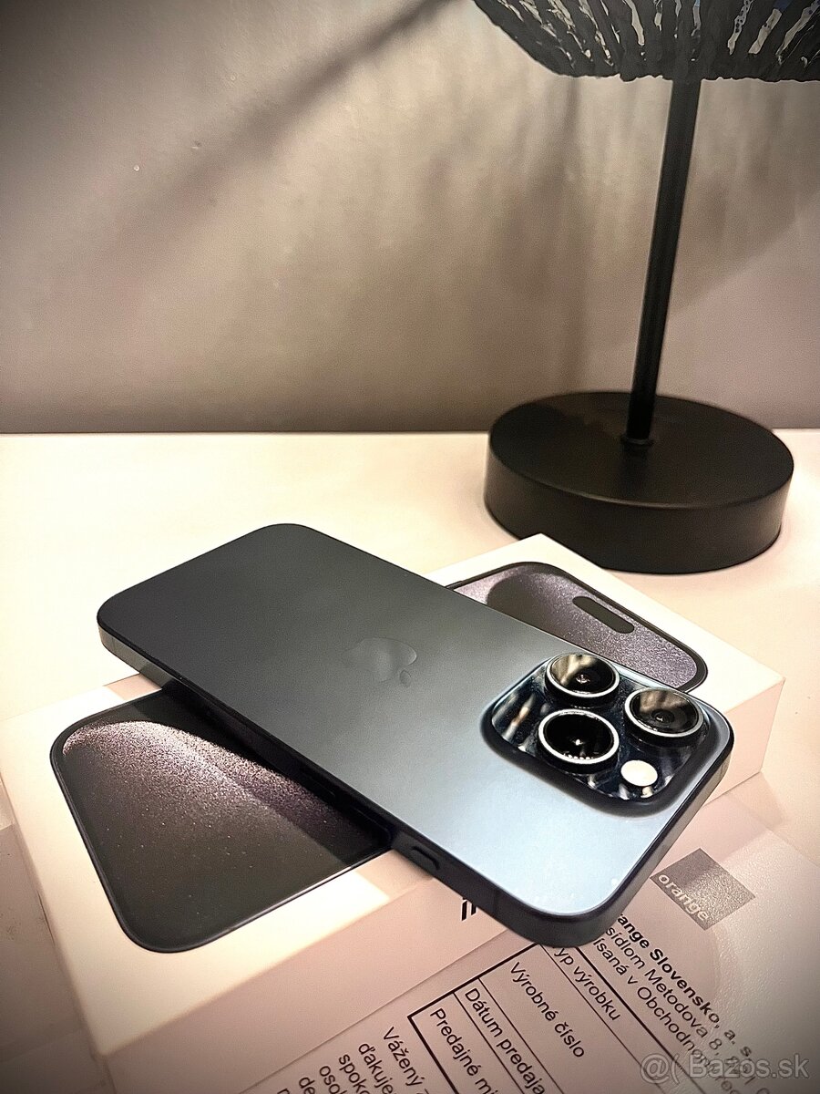 Predám Apple iPhone 15 PRO 128GB, AKO NOVÝ, ZÁRUKA SK
