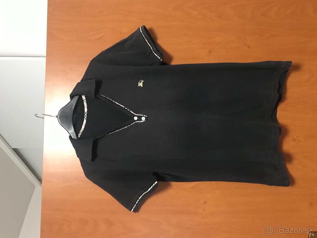 BURBERRY black damske tricko S/M