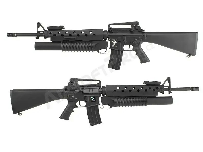 Predám, vymením airsoftovú zbraň M16 s granátometom.