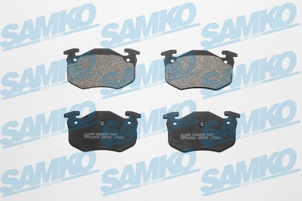 Sada brzdových platničiek, brzdové platničky SAMKO 5SP307
