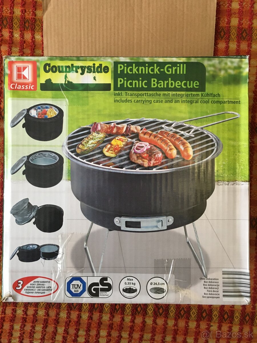 BBQ piknikový gril