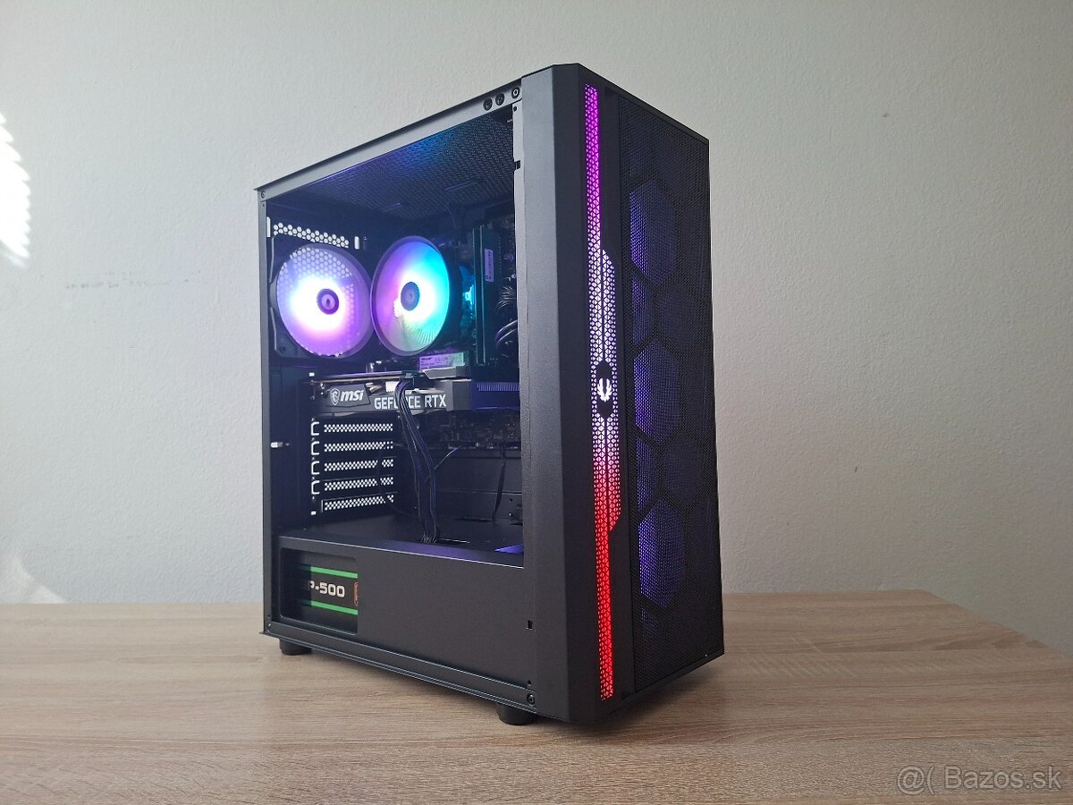Herné pc i5 12400F 6x2,50ghz/NVME/RTX3060 12GB