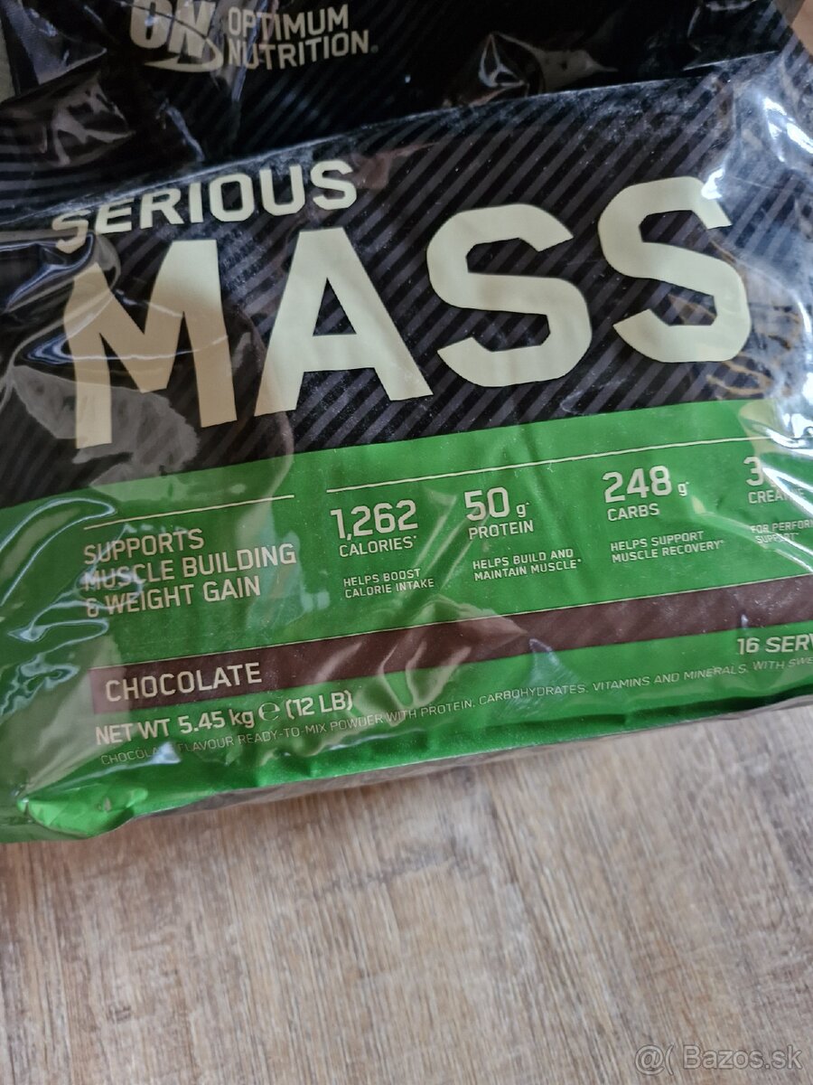 Gainer Serious Mass - Optimum Nutrition 1+1 gratis