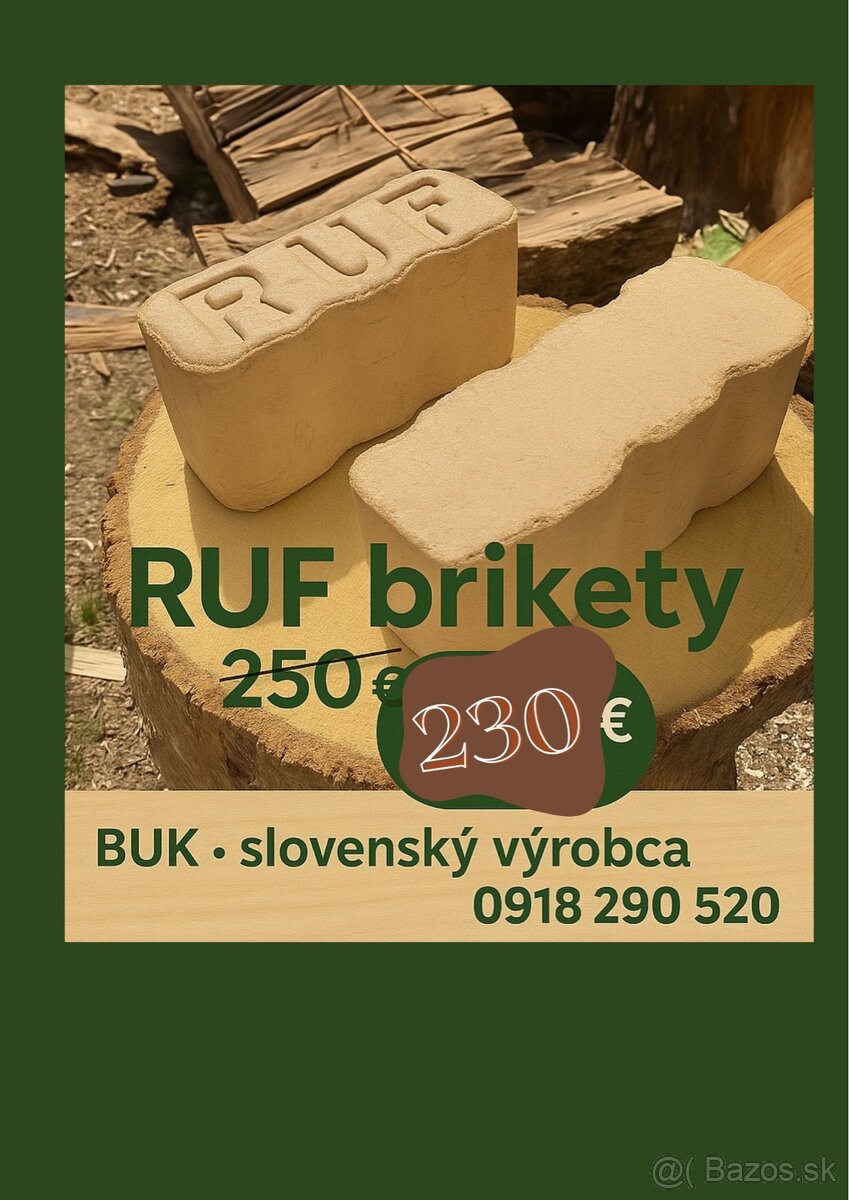 Brikety - Kosice a okolie do 100 km