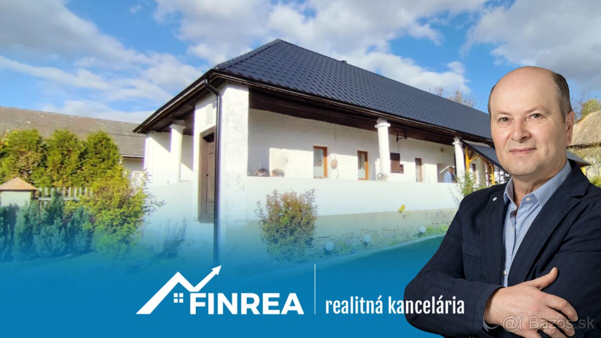 FINREA│Rodinný dom s veľkým pozemkom – Veľký Lom, okres Veľk