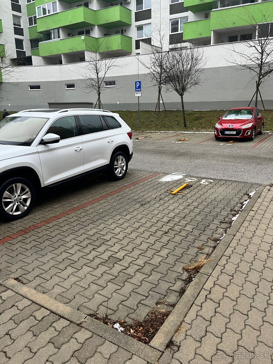 prenájom parkovacieho státia Rača Záhumenice