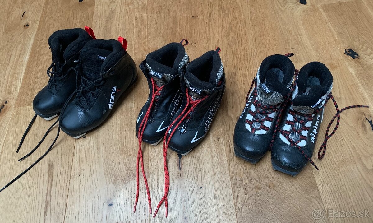 Detske topánky na bežky Alpina, veľkosti 33,34,35