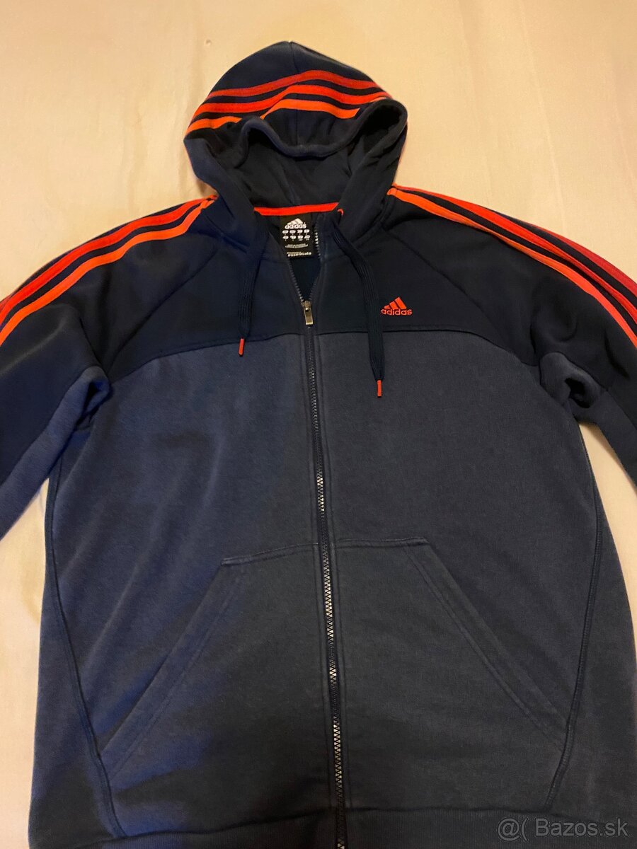 Pánska mikina na zips Adidas veľkosť L