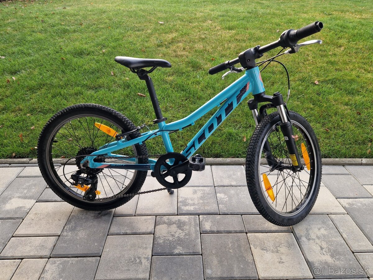 Odľahčený hliníkový detský bicykel Scott 20
